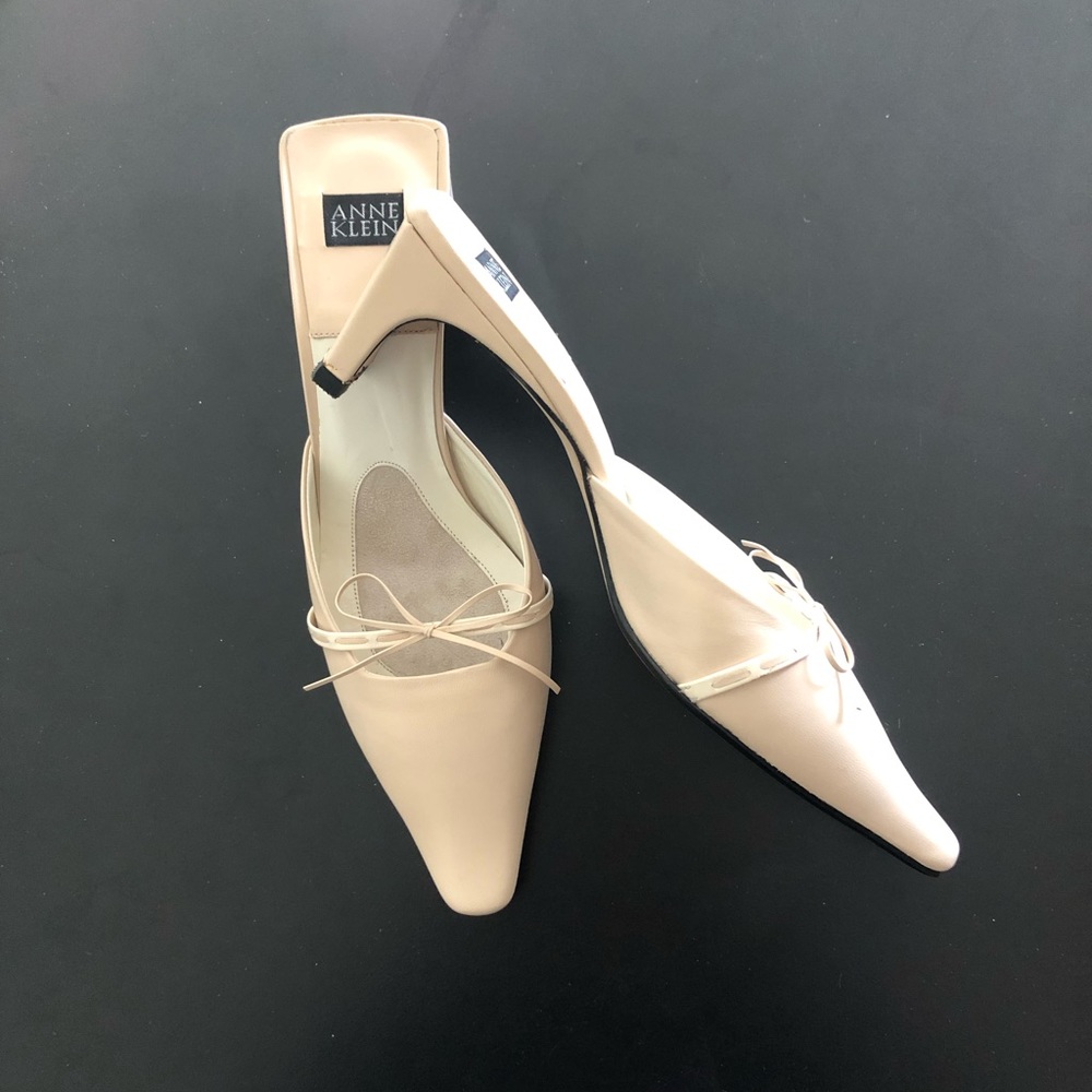 Anne Klein Mules Size 7 Made in Italy